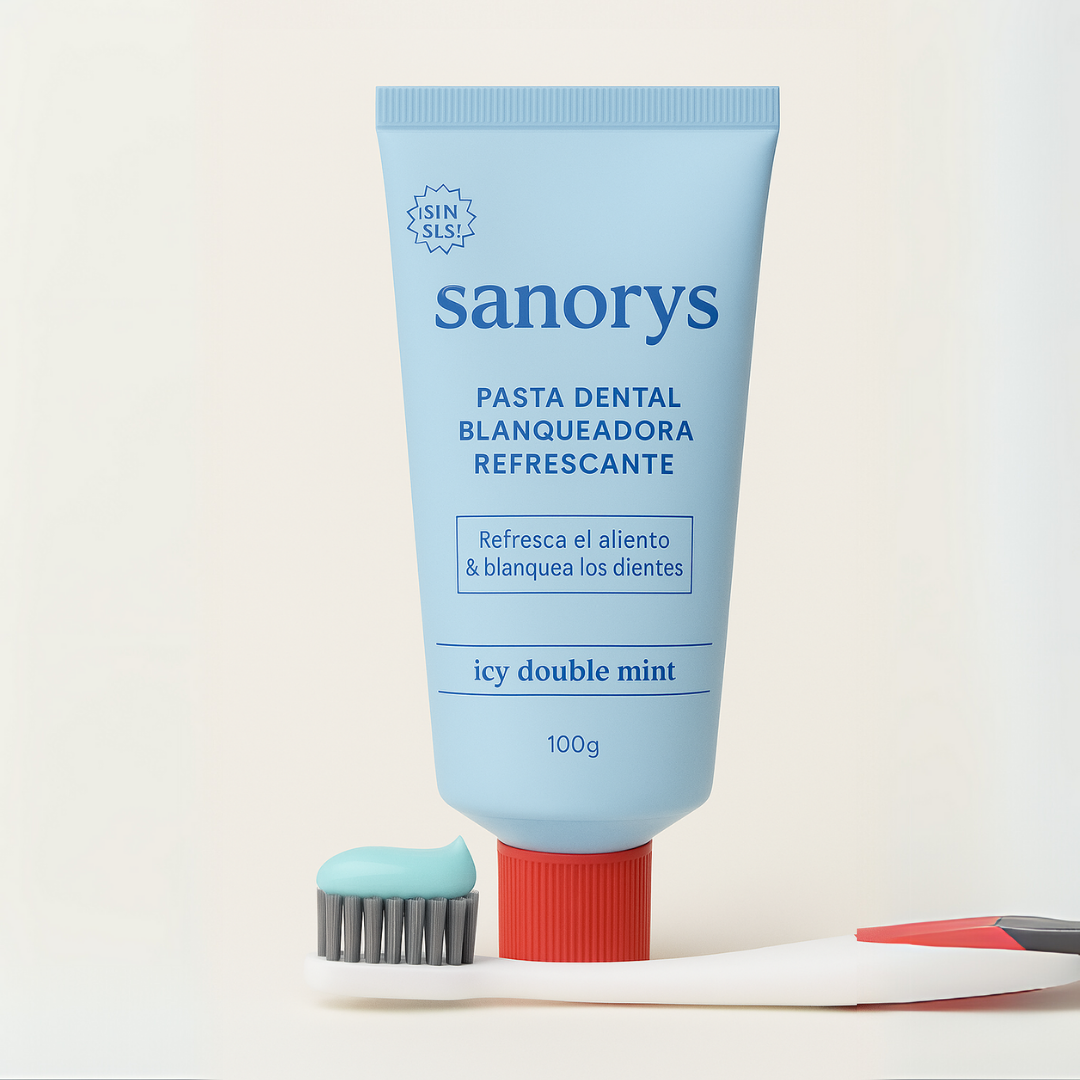 Sanorys™ - La pasta dental que refresca, blanquea y cuida tu sonrisa desde el primer uso.